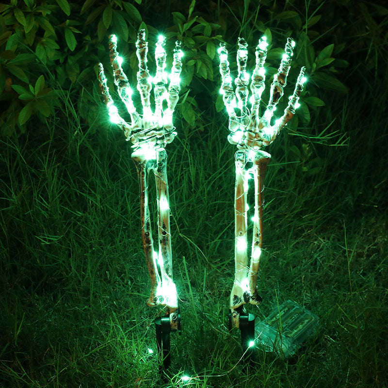 Halloween LED Light Up Skeleton Arm and skull