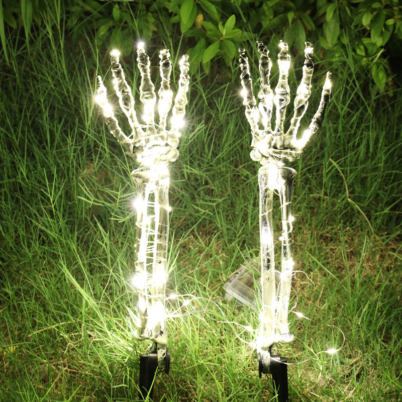 Halloween LED Light Up Skeleton Arm and skull